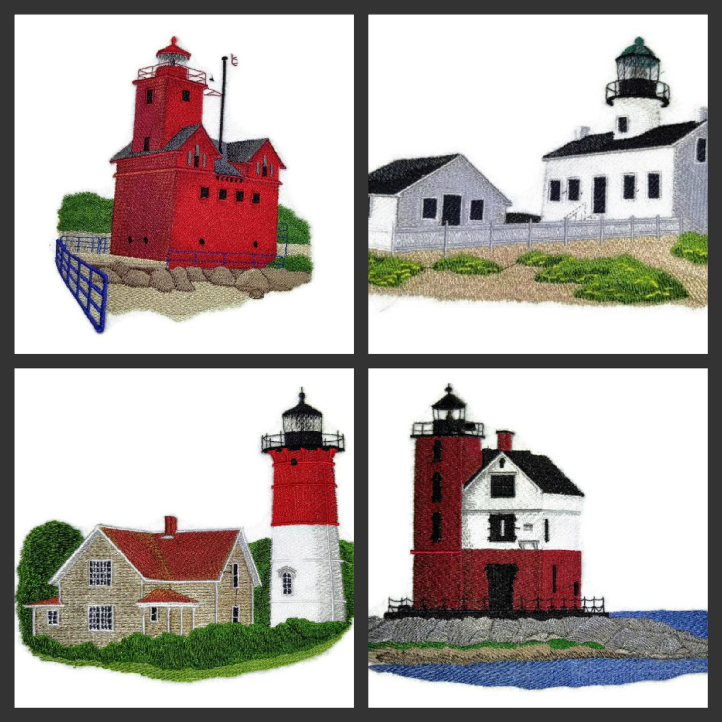 Captain I See The Light Custom and Unique Lighthouse [ St. Augustine Lighthouse (Florida) ] Embroidered Iron on/Sew (5.85" x 8.14")