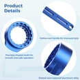 thumbnail image 4 of 6-in-1 Bike Bottom Bracket Tool with Crank Arm Cap Install Removal Tool, Multifunctional BB Wrench for 12/16-Notch 39/41/44/46/49mm, Wrench for Mountain Road Bikes, 4 of 6