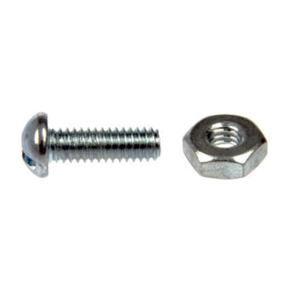 KarParts360 Multi-Purpose Screws | Steel | Zinc-Plated Finish | Natural Color | Pan Head Screw Type | Slotted Drive Style | Stainless Steel Fastener Plating | Machine Screw Name