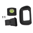 thumbnail image 1 of 3-in-1 Camera Accessory Kit: Soft ABS Eyecup Viewfinder, Hot Shoe Spirit Level & Protective Hot Shoe Cover, Compatible with Canon EOS R, EOS R10 Mirrorless Cameras – Reduces Viewing Fatigue, Blocks, 1 of 6