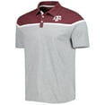 thumbnail image 2 of Men's Colosseum Heather Gray Texas A&M Aggies Chamberlain Polo, 2 of 3