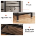 thumbnail image 4 of Tydimor Modern TV Stand for TVs up to 65" TVs, Media Console Table for Living Room, Entertainment Center with Storage, Light Black Oak, 4 of 8