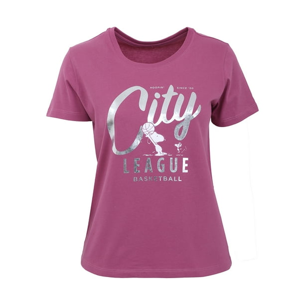 Playera K-Swiss Penauts Para Mujer Color Rosa