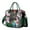 Dark-green-14, variant on Bohemian Large Insulated Tote Bag - Rustic Floral Leakproof Cooler Bag, Durable Lunch Tote with Detachable Strap for Outdoor & Office