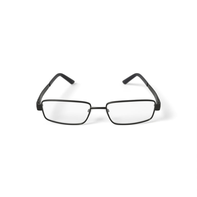 dark glass ELEMENT 【即購入大大大歓迎】 Adolfo Men's Major Rectangular Prescription Eyeglasses with Case