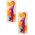 thumbnail image 1 of 2PCS New Wooden Puzzles 3D Puzzles For Toddlers Animals Puzzles For Kids, 1 of 2