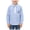 Blue, variant on WUANDIXFA Little Boys Long Sleeve Button Down Dress Shirts Solid Gentleman's School Shirt Blouses for Boys Button Down Shirt,White,2-3 Years