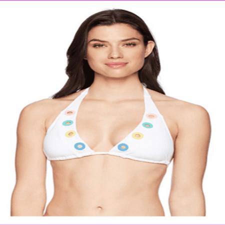 Bleu Rod Beattie Women Hole In One Swimwear Separates Bikini Top White 10