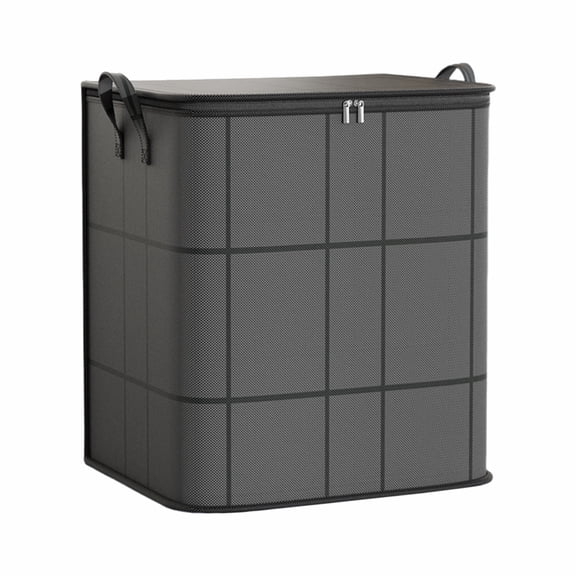 Shoreew Clothes Storage Bag Organizer with Handle Large Capacity Zipper Closure Duffel Bag Travel Storage Bag