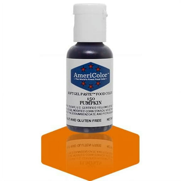 AmeriColor, Soft Gel Paste Food Color, Pumpkin .75 oz