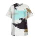 thumbnail image 4 of Blusa informal de manga corta con estampado de teñido anudado y cuello redondo para mujer OAVQHLG3B Store lin121212, 4 of 5