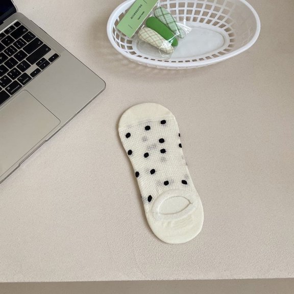 Nvzi-c 10 Pairs No Show Socks Womens - Non Slip Low Cut Ankle - Invisible Liner Socks for Casual & Formal Wear - Soft & Stretchable,White B