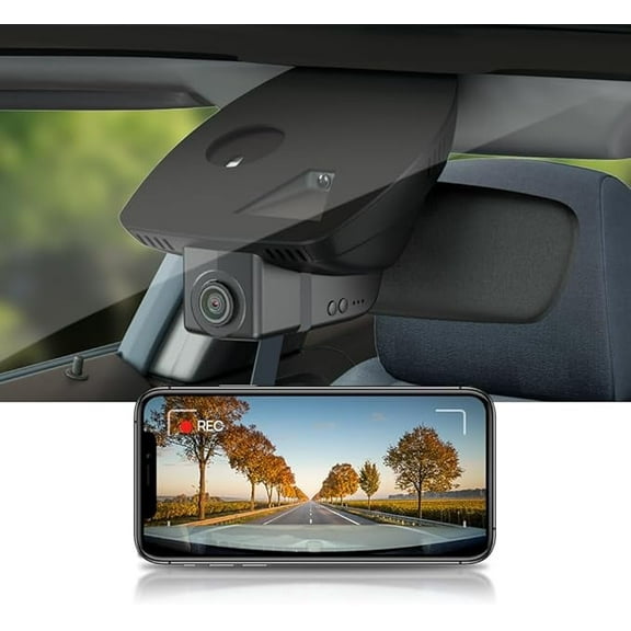 Fitcamx 4K Dash Cam Suitable for BMW 2010-2012 Series F01 F10 F12 E70 Vehicles (HD2-D1200), 64GB Card