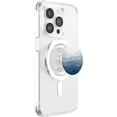 thumbnail image 4 of PopSockets PopGrip para MagSafe, azul, cielo marino, geométrico, 4 of 5