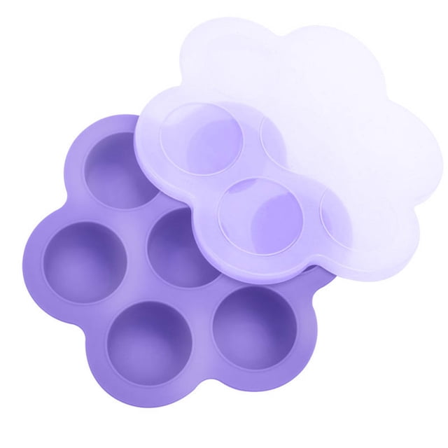 Advancent Moldes para mordeduras de huevo de silicona multifuncionales de 7 agujeros contenedor de almacenamiento reutilizable bandeja de comida para Type3 NO3 Advancent JJ17272-04