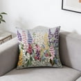 thumbnail image 6 of Flower Pillow Cover, 17.7x17.7in Spring 3D Flower Printed Cushion Cover, Decorative Pillowcase for Sofa Home Living Room and Bedroom Without Insert, 6 of 6