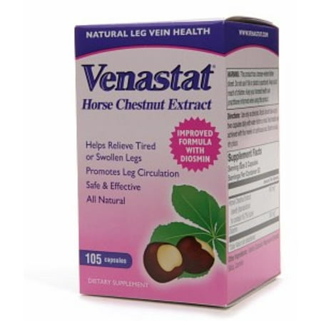 Venastat Capsules For Natural Leg Vein Health 105 ea