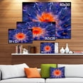 thumbnail image 3 of Fleurs Colorées Lumineuses dans l'Espace - Uvre d'Art sur Toile, 3 of 4
