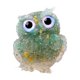 thumbnail image 3 of Estatua de búho, recuerdo, colección de animales, regalo, decoración de escritorio, mini figura de búho verde, 3 of 9