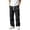 A-Black859, variant on Side-Striped Drawstring Track Pants for Men Ruched Casual Campus Pant