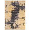 thumbnail image 2 of World Rug Gallery Abstract Design Distressed Area Rug - Yellow 5'x7', 2 of 9