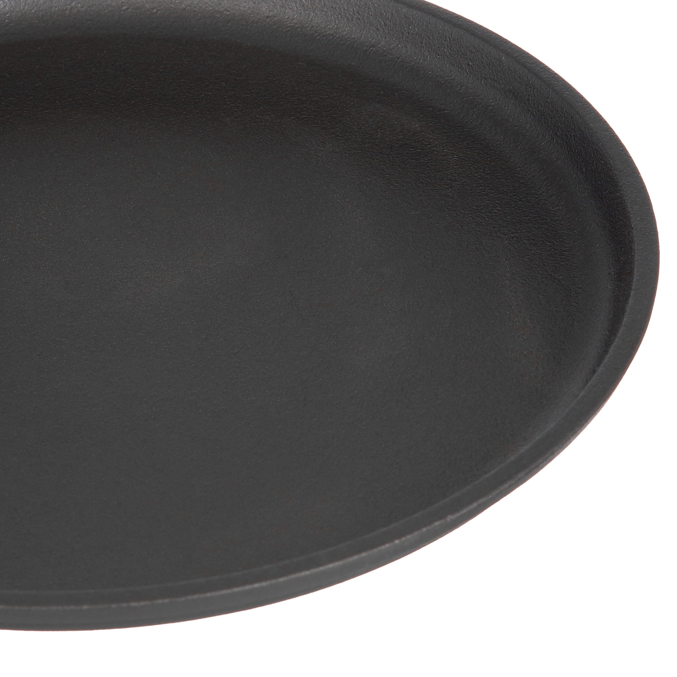 Cuisinel Pre-Seasoned Round Cast Iron Griddle with Silicone Handle