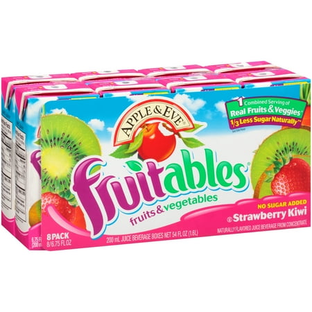 Apple & Eve® Fruitables® Fruits & Vegetables Strawberry Kiwi Juice Beverage 8 ct Pack
