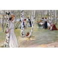 thumbnail image 2 of Larsson, Carl 18x13 White Modern Wood Framed Museum Art Print Titled - Breakfast In The Open, 2 of 4