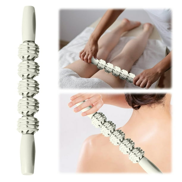 Rodillo fascial para masaje de celulitis Rodillo fascial para celulitis y músculos Rodillo para cuello, piernas y espalda Herramientas de masaje profundo