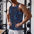 thumbnail image 5 of Lsque Christmas Tree Pattern Mens Tank Tops Muscle Athletic Quick Dry Sleeveless Workout Fitness T Shirts Beach Tank Top, Loose-fit Sleeveless Shirt for Men-3X-Large, 5 of 7