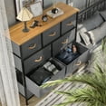 thumbnail image 3 of Moasis Modern 9-drawer Bedroom Dresser Storage Tower Medium Grey, 3 of 5