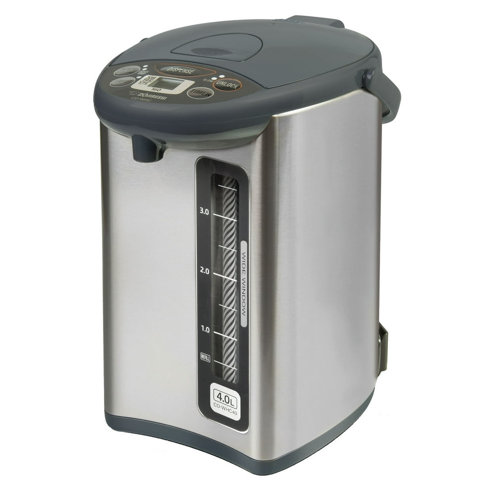 Zojirushi CDWHC40XH 135oz Water Boiler & Warmer, Silver Gray