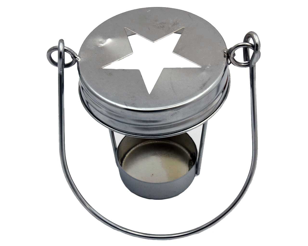 Star Cutout Tea Light Candle Holder Lids for Regular Mouth Mason Jars