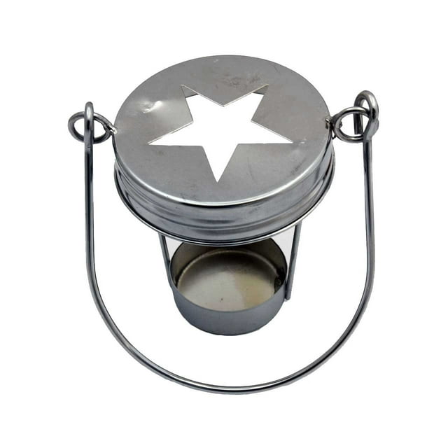 Star Cutout Tea Light Candle Holder Lids for Regular Mouth Mason Jars