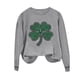 thumbnail image 3 of Ounisa St. Patrick's Day Sweatshirt for Women Clover Graphic T-Shirts Patty's Day Color Long Sleeves Tee Tops, 3 of 7