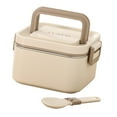 thumbnail image 3 of Fiambrera para adultos Soledad caja Bento reutilizable Individual beige, 3 of 10