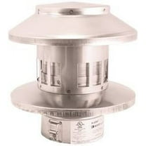 Noritz Tankless Water Heater Vent Rain Cap, Single Wall, 4 In. Diameter, Stainless Steel