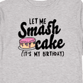 thumbnail image 4 of Inktastic Let Me Smash Cake Its My Birthday Girls Long Sleeve Toddler T-Shirt, 4 of 5