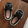thumbnail image 7 of NOLDARES Slippers for kids Toddler Slippers Kids Slippers Toddler House Shoes Fuzzy Slippers for Kids Lightweight EVA Sole Outdoor Shoes(Black,3.5-4 Years), 7 of 7
