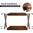 thumbnail image 3 of Linqz Wood Countertop Shelf Organizer, 2 Tier Wooden Shelf for Coffee Bar Accessories, Kitchen Spice Rack Organizer, Condiment Storage Caddy for Home, Office, Bathroom counter, 3 of 7