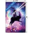 thumbnail image 3 of James Booker - Laser Space Cat Llama Wall Poster with Pushpins, 22.375" x 34", 3 of 6