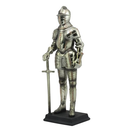 ebros large 12 5 tall medieval suit of armor swordsman knight