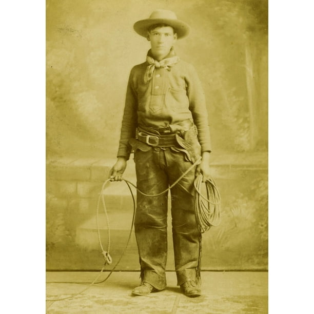 Armed Wild West Cowboy Arizona Ca 10s Great Arizona Territory Photograph Of A Wild West Cowboy