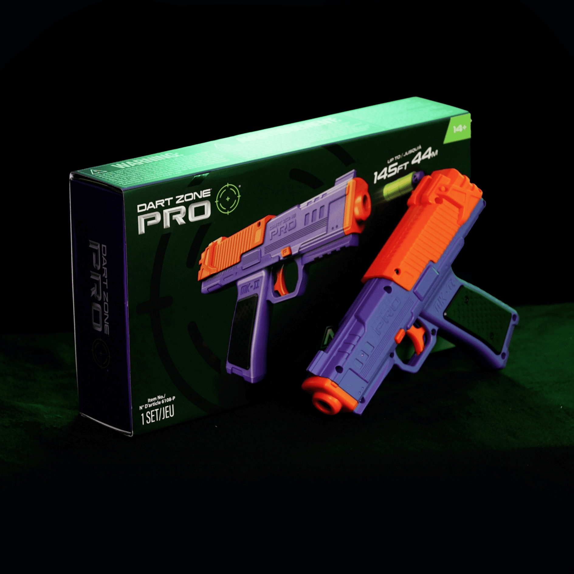 Dart Zone Pro-Series MK-2 Foam Blaster for Adults, Teens - Soft