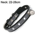 thumbnail image 2 of Cat Collar - Reflective Dog Collar With Bell, Adjustable Pu Leather Soft Tack Cat Collar, 2 of 5