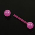 thumbnail image 4 of Jiaroswwei 7Pcs Body Piercing Jewelry Luminous Glow Acrylic Tongue Rings Nose Barbell Bars, 4 of 6
