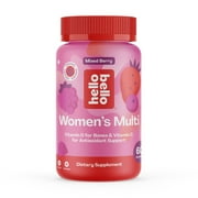 Hello Bello Organic Women's Multi, Vegan Gummy Multivitamin, Mixed Berry, 60ct