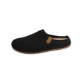 thumbnail image 2 of Women's Perforated Closed Toe Mules, Low-Top Lightweight Slip-On Breathable Flat Clogs for Casual & Everyday Wear Black 5.5, 2 of 8