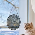 thumbnail image 5 of Raccoon Stained Glass Window Hanging Sun Catcher Halloween Haning Ornament Decoration Christmas Birthday Gifts for Lover and Friends, Stained Glass Ornament 2025, Holiday, 5 of 6