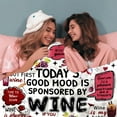 thumbnail image 4 of Red Wine Blanket Grapes Gift for Girls Women,Grape Throw Blankets,Funny Gift for Red Wine Lovers 80"x60", 4 of 7